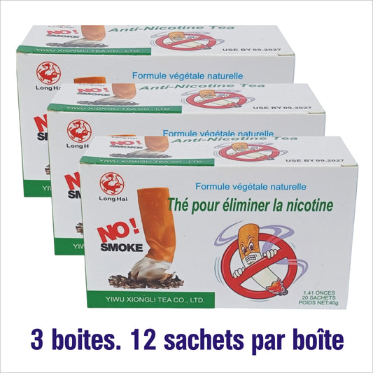 Thé Anti-Nicotine Naturel (3 boites)
