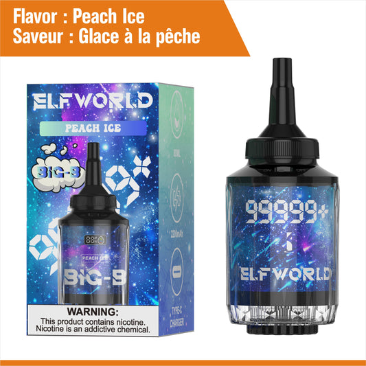 100K Puffs - Peach Ice - Glace à la pêche