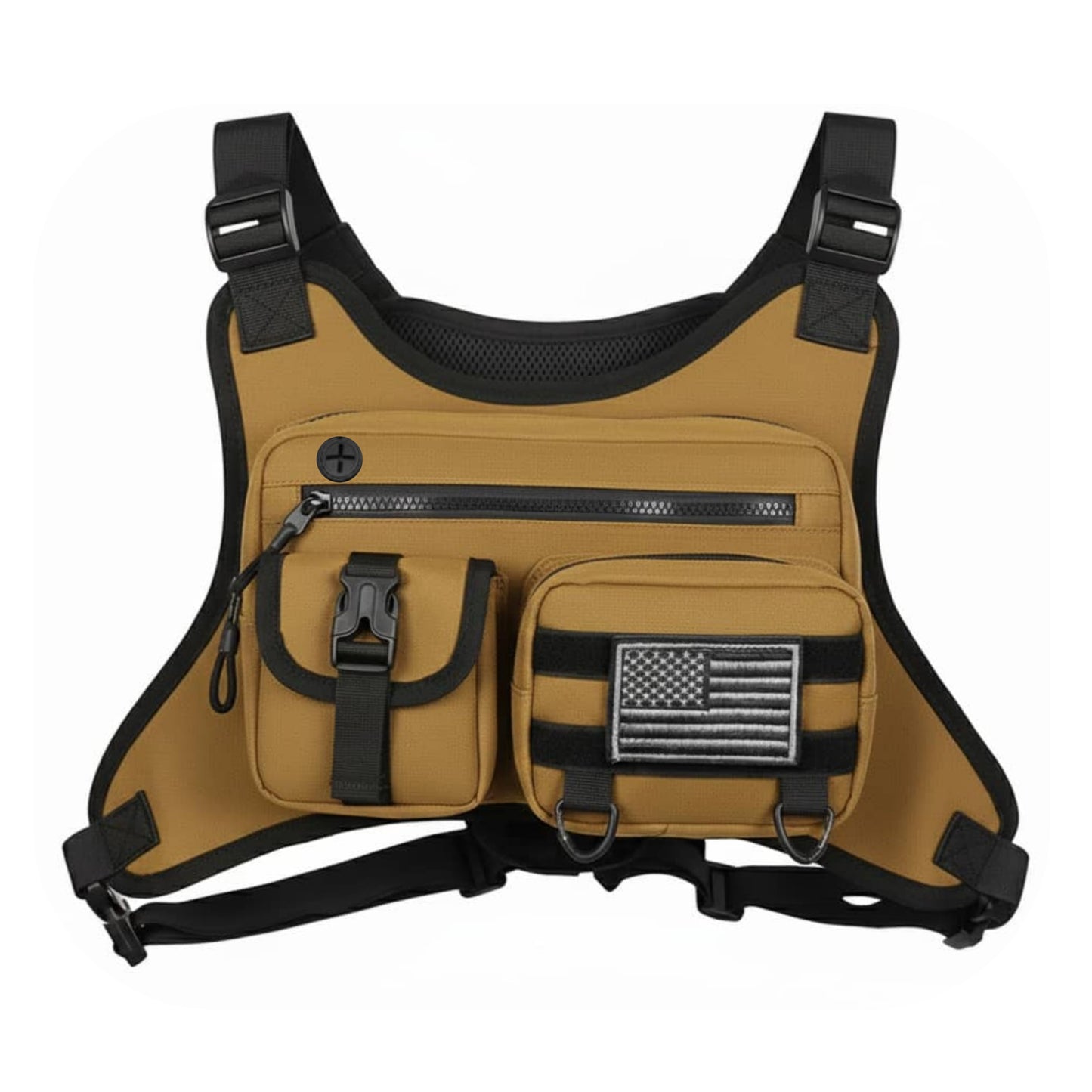 Sac Poitrine de Sport Marron