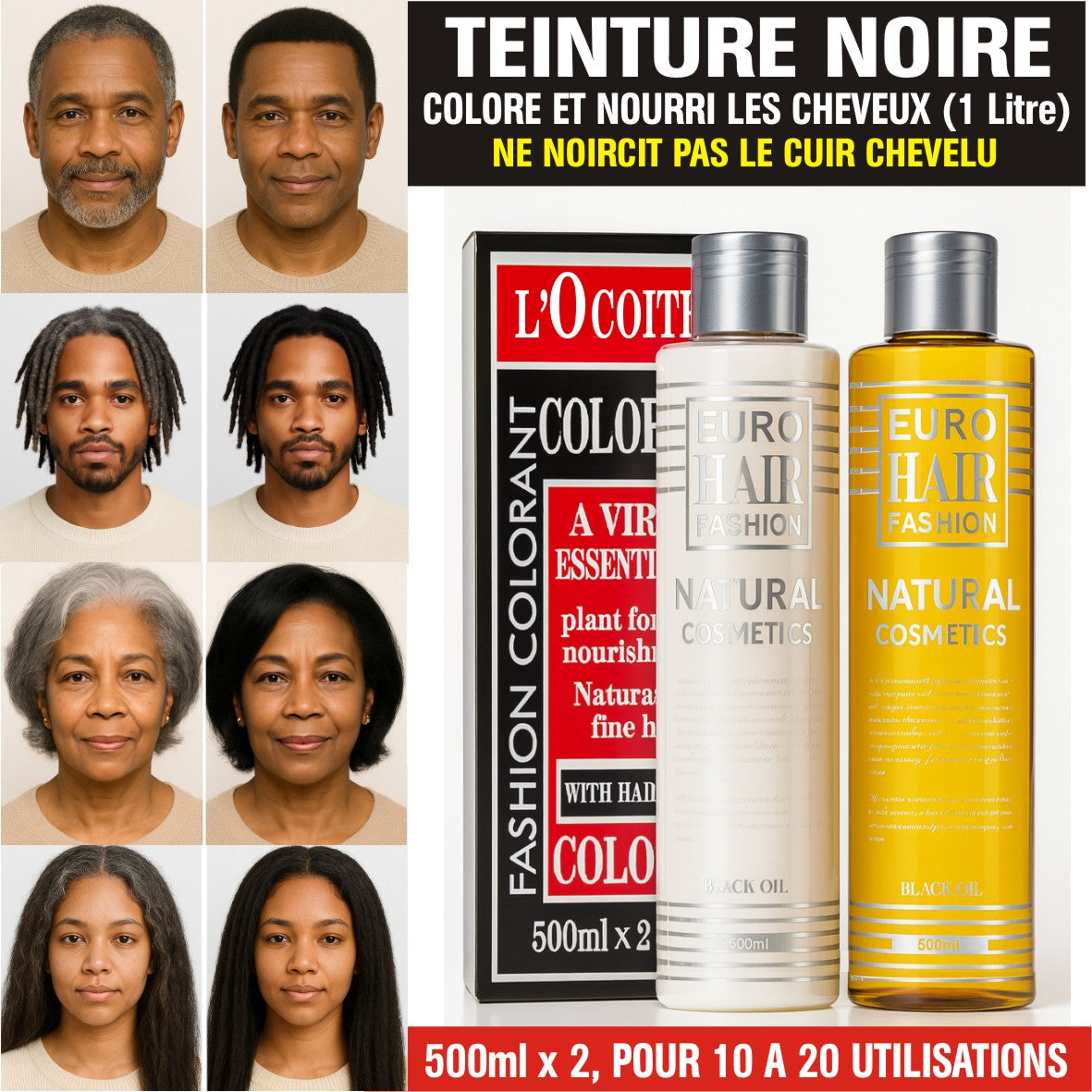 Teinture Noire Pour Cheveux