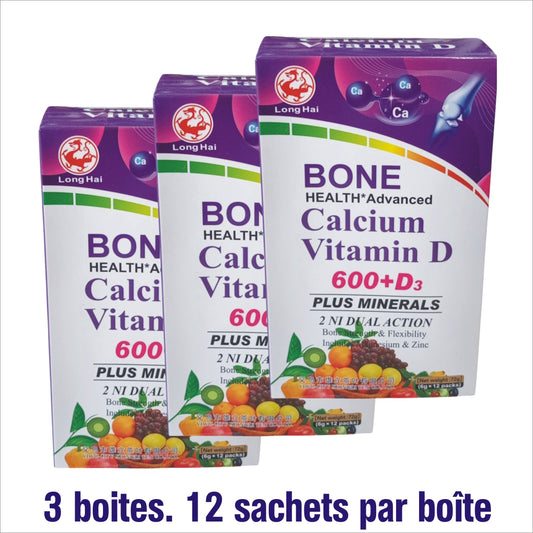 Thé Calcium, Santé des Os (3boites)