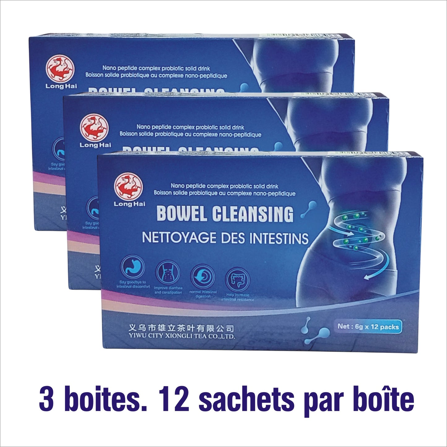 Thé du Nettoyage des Intestins et du Colon (3 boîtes)