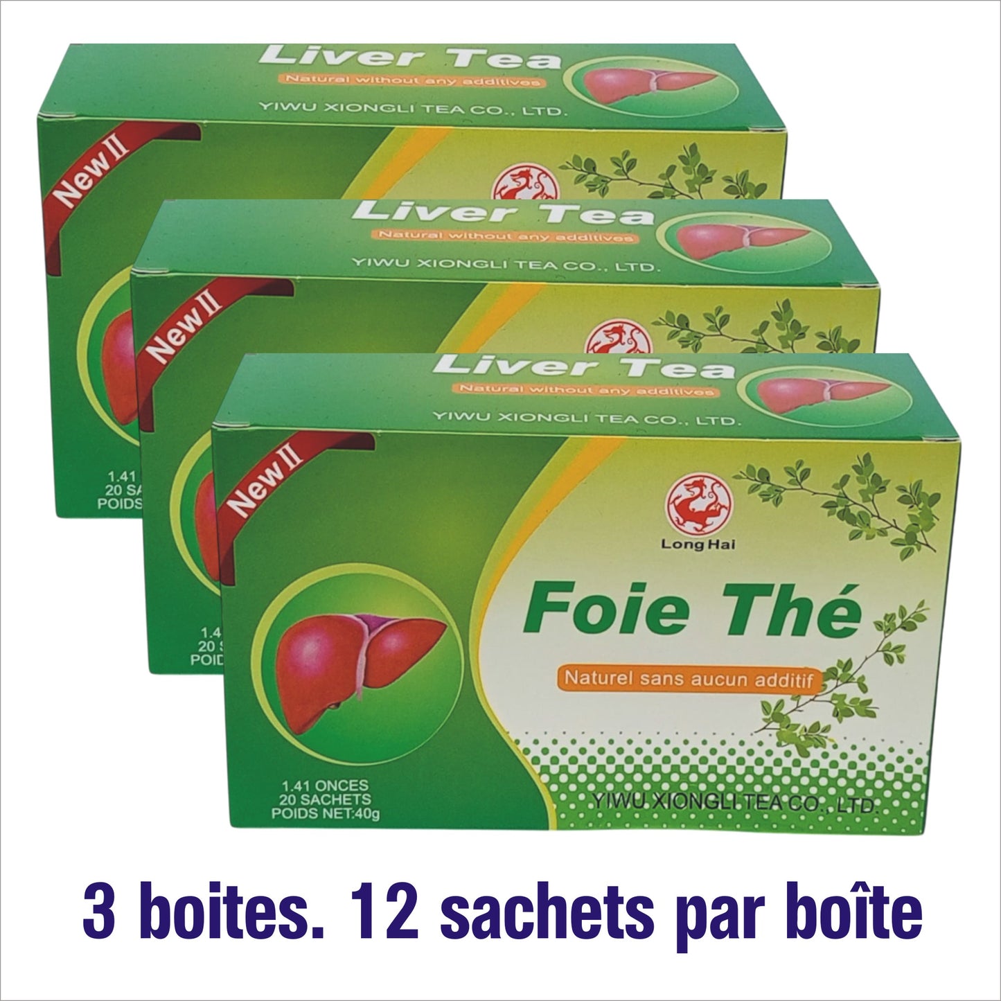 Thé Soins du Foie (3 boîtes)