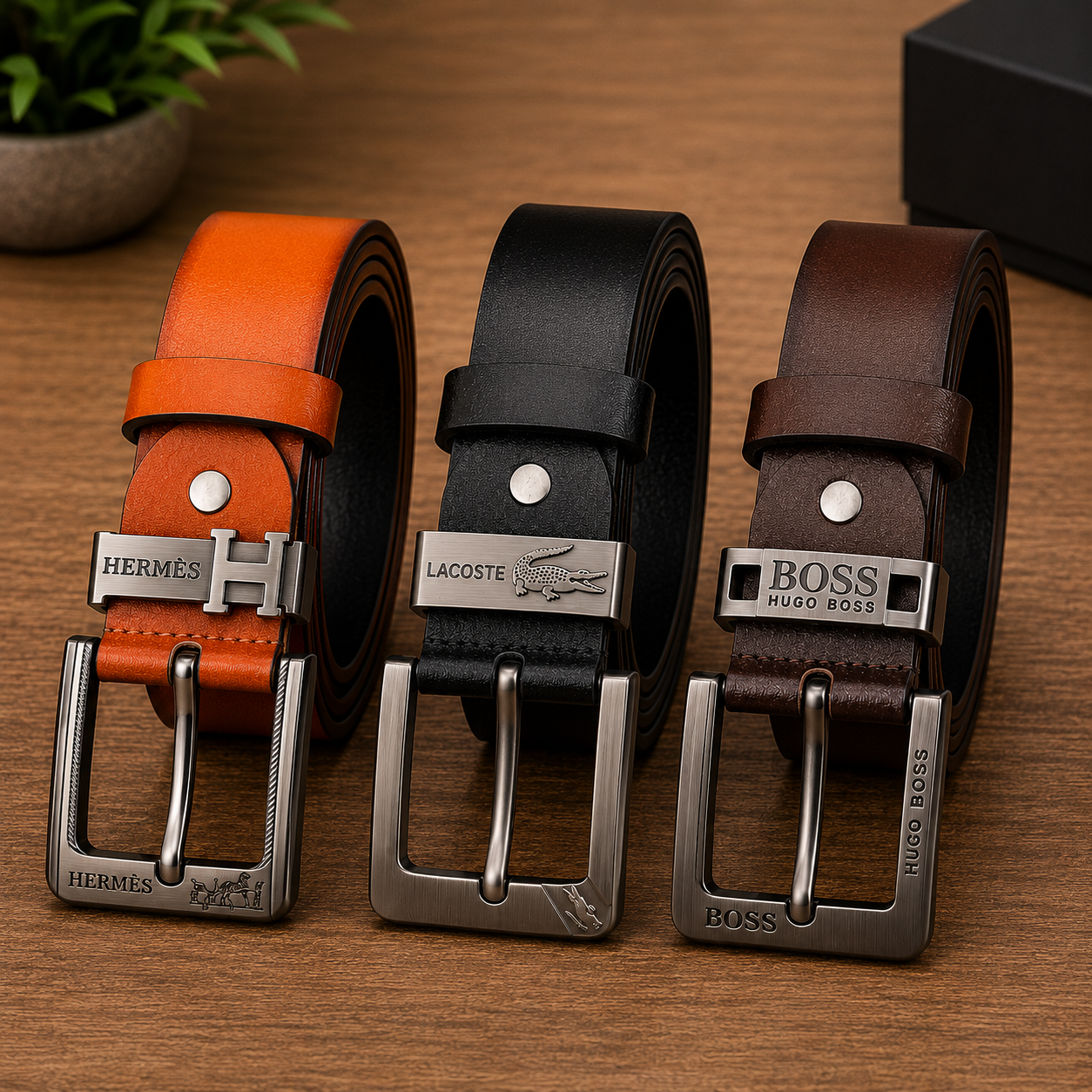 Trio de Ceintures Premium Homme – TRIO 02