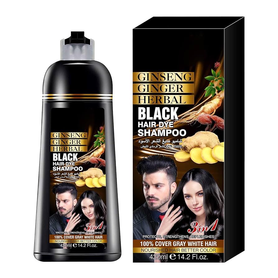 Shampooing Teinture Noire Pour Cheveux