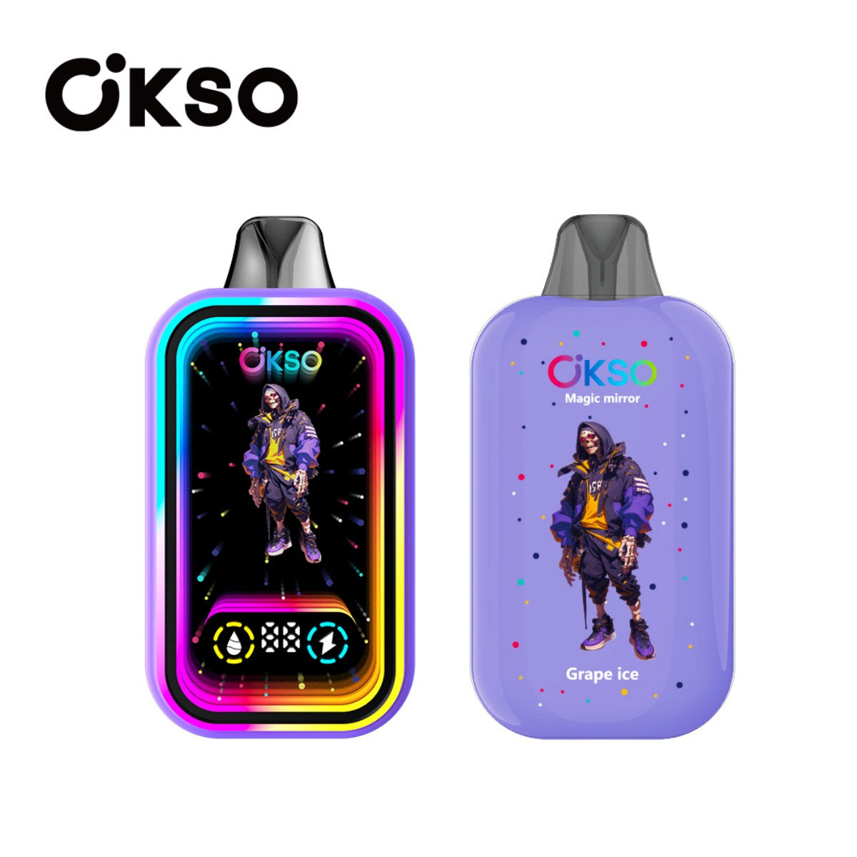 50k Puffs Okso - Grape Ice