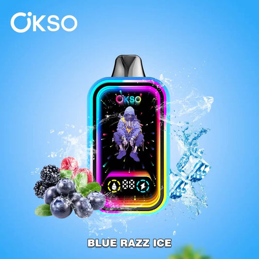 50k Puffs Okso - Blue Razz Ice