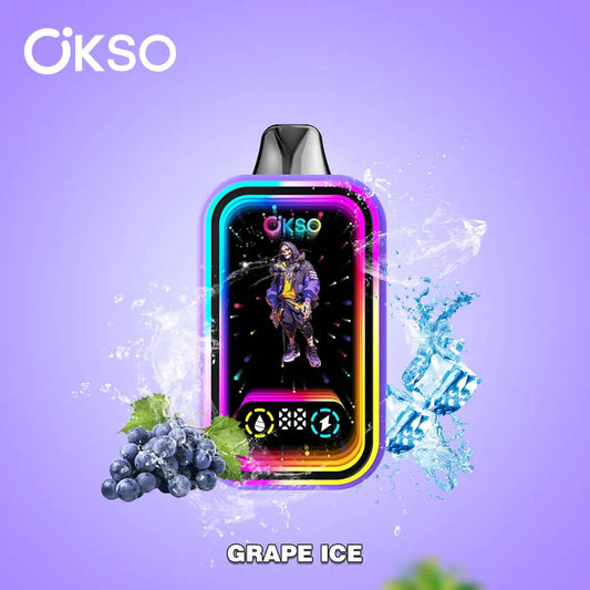 50k Puffs Okso - Grape Ice