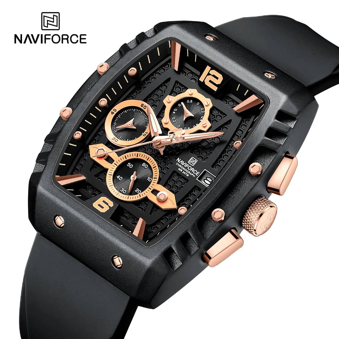 Montre Naviforce (Ref MM156) Bracelet Silicone
