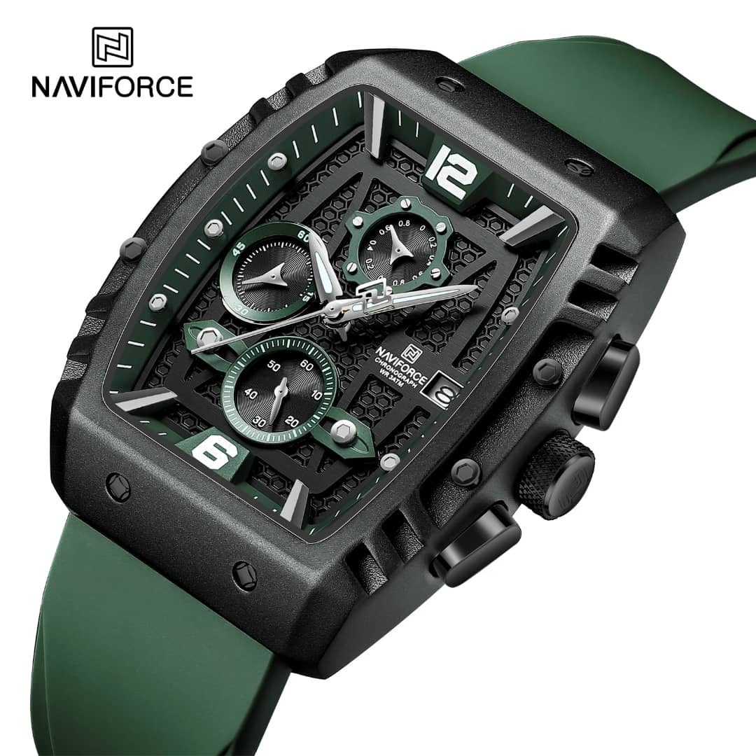 Montre Naviforce (Ref MM158) Bracelet Silicone