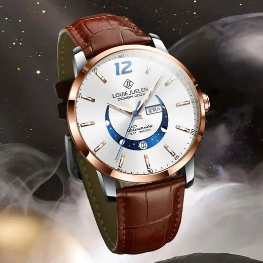 Montre Louie Juelen (Ref MM169) Édition Moon Phase