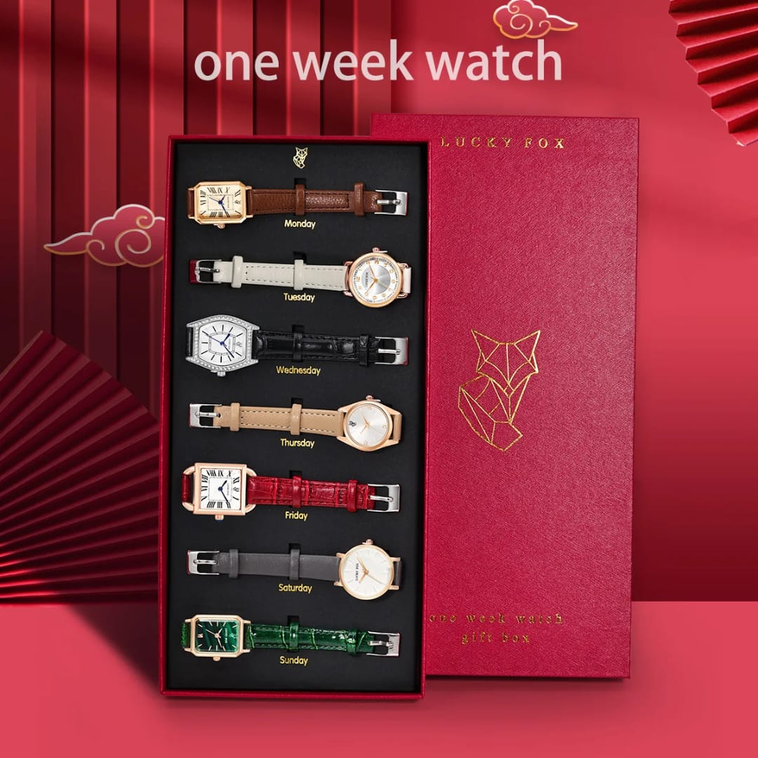 Coffret de 7 Montres Lucky Fox