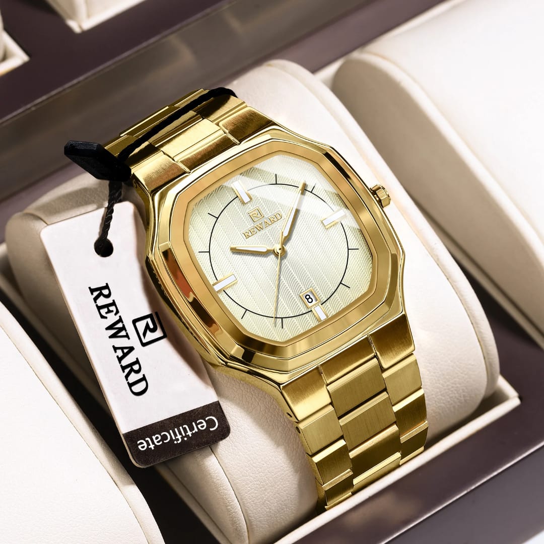 Montre Reward MM442 Pour Homme – Luxe Doré Premium
