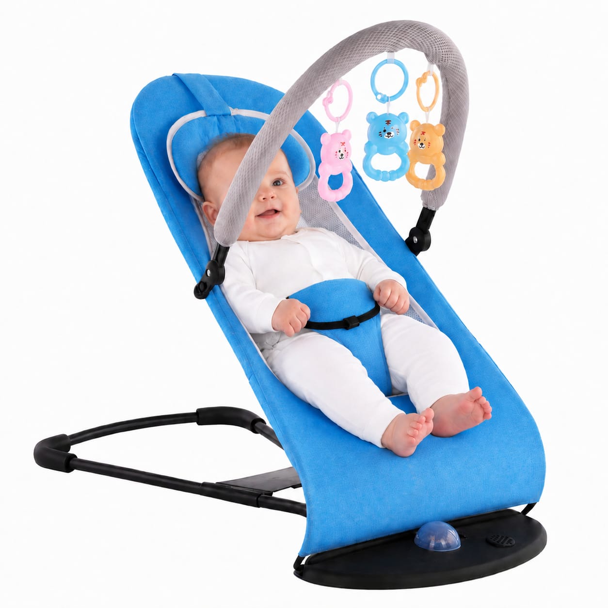 Balençoire/Transat Bébé (Couleur Bleue)