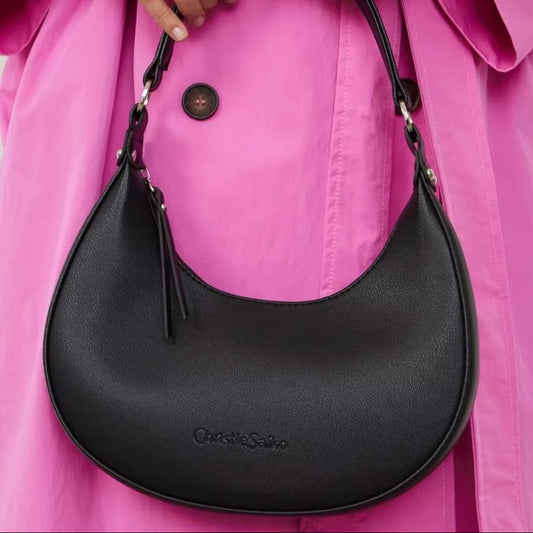 Sac Bandoulière Noir (Ref : SM022)