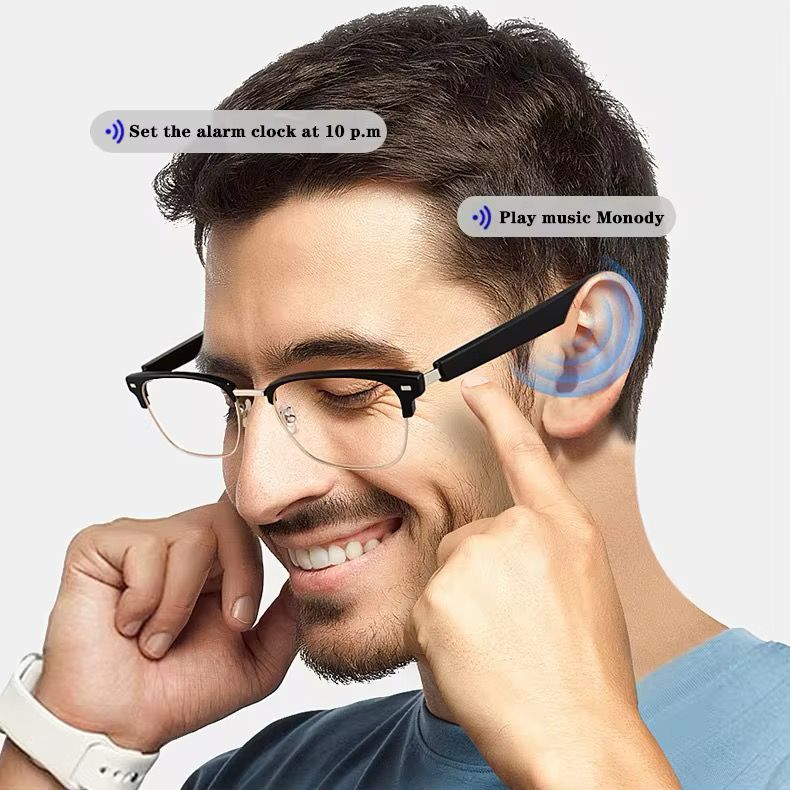 Lunettes Bluetooth, Photochromique et Anti Lumière Bleue