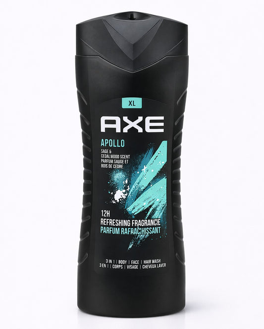 Axe Apollo – Axe (Ref : AGD06) Gel Douche 3-en-1 – XL