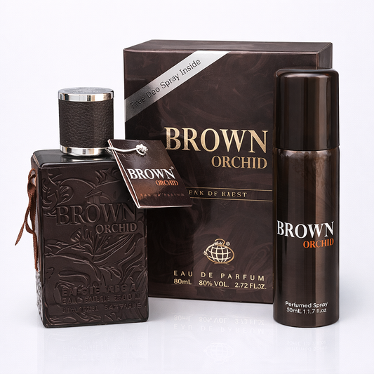Brown Orchid (Eau De Parfum – 80ml + Perfumed Spray 50ml)