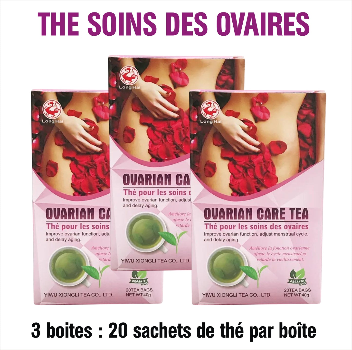 Thé Soins des Ovaires (3 boîtes)